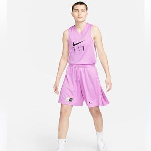 Nike Dri-Fit Purple & White Basketball Jersey Tank Top | Size 3XL